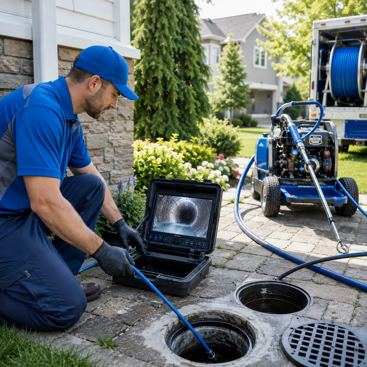 Outdoor drain cleaning professionals serving Briggsville, WI
